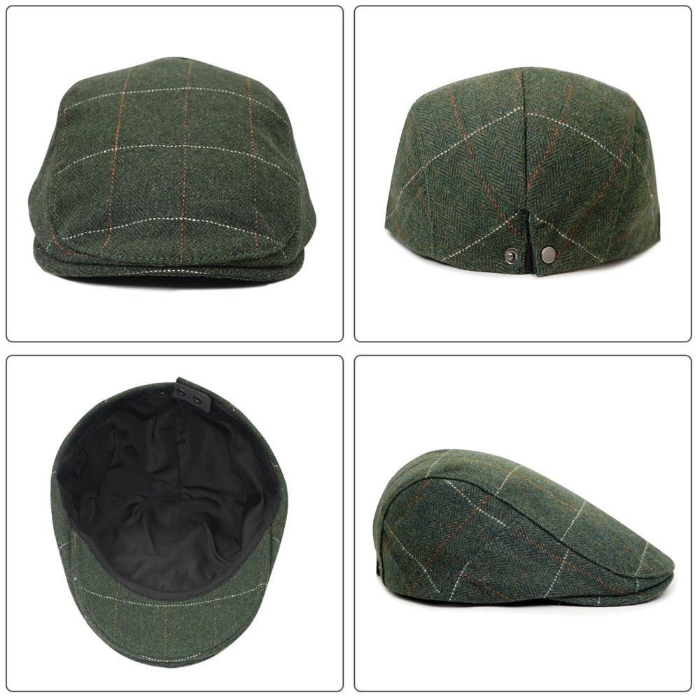 Lifestyle image: driving, fishing, golf and hiking with hat