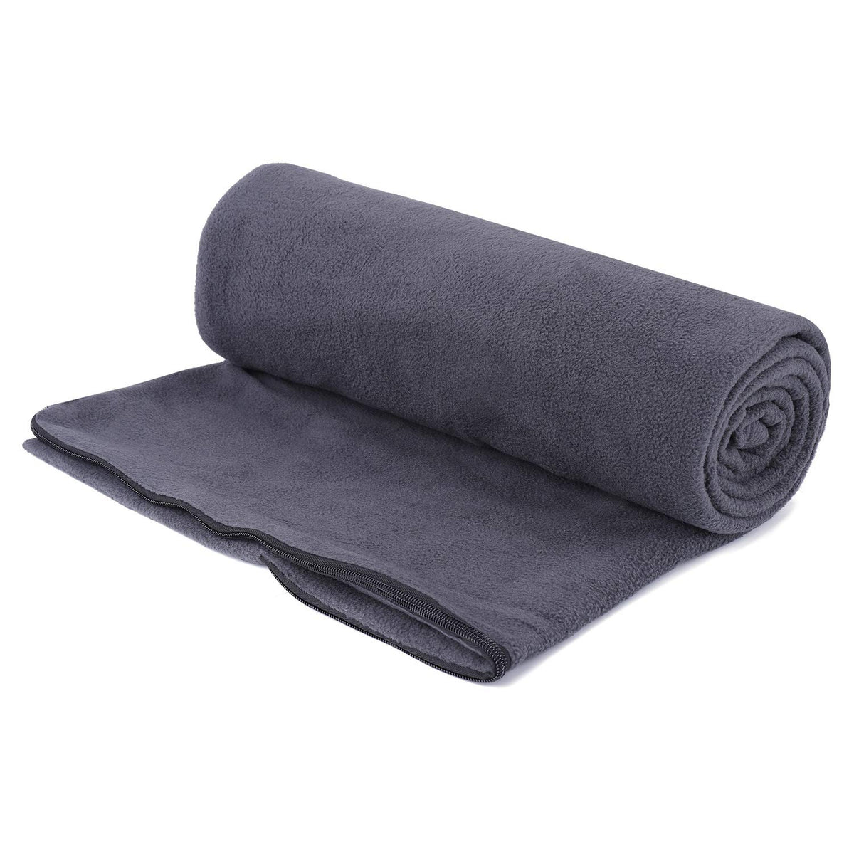 Xinwe fleece sleeping bag liner folded compact for travel storage