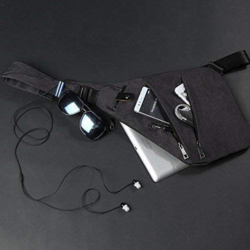 xinxinyu sling bag offers ergonomic comfort with contoured strap and breathable back
