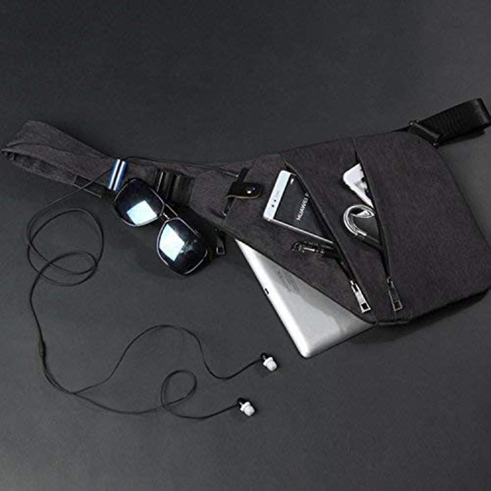 xinxinyu sling bag offers ergonomic comfort with contoured strap and breathable back