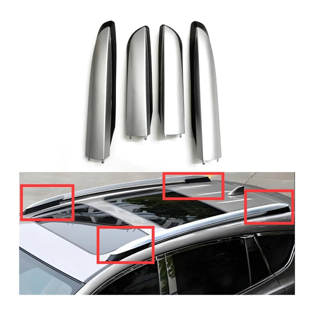 XIQTZBEWR roof rack end cover side view for RAV4 XA40 ensures clean look.