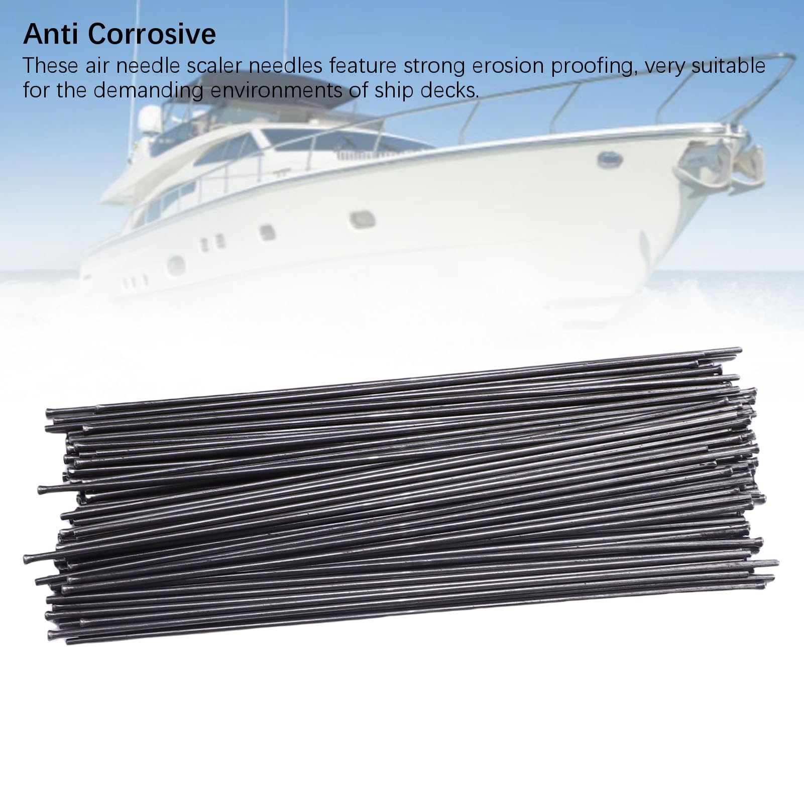 Xiuganpo anti-corrosion needles withstand erosion on demanding ship decks.