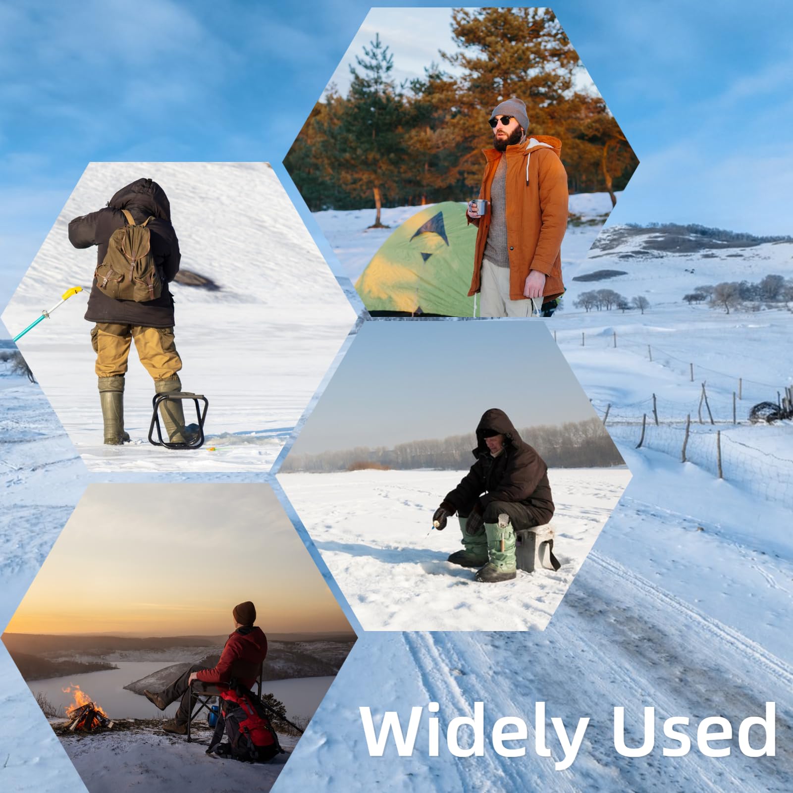 Xiuganpo heated hand muff windproof shell protecting hands from wind