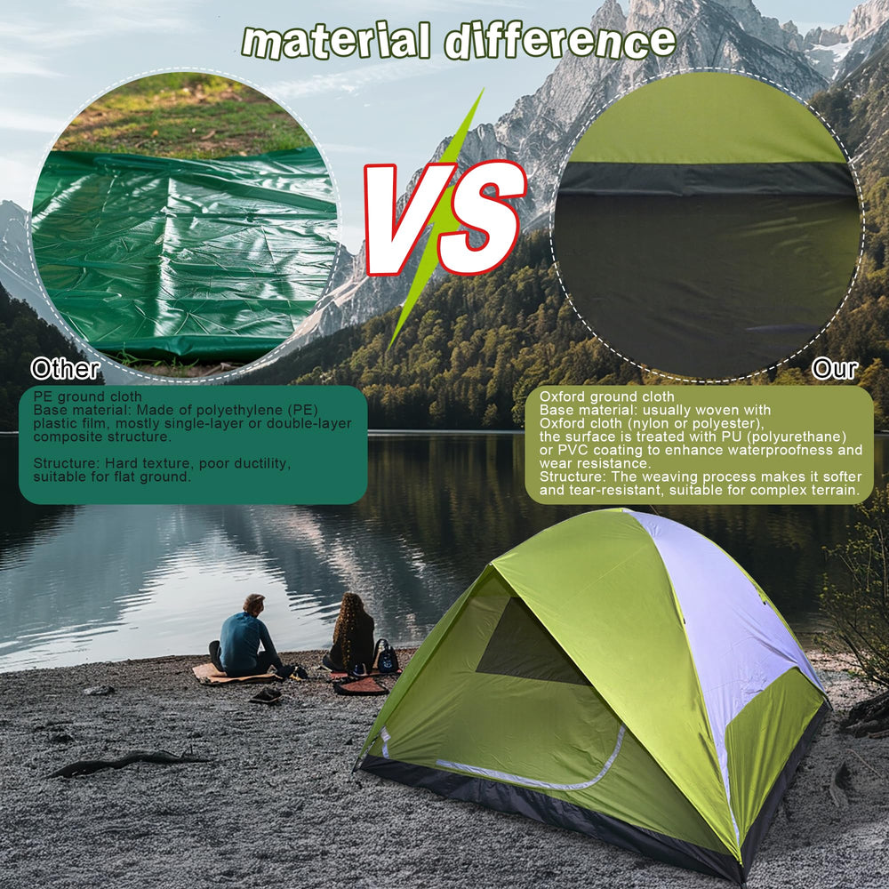 XL 6-person dome tent front door entry for quick access during adventures.