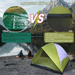 XL 6-person dome tent front door entry for quick access during adventures.
