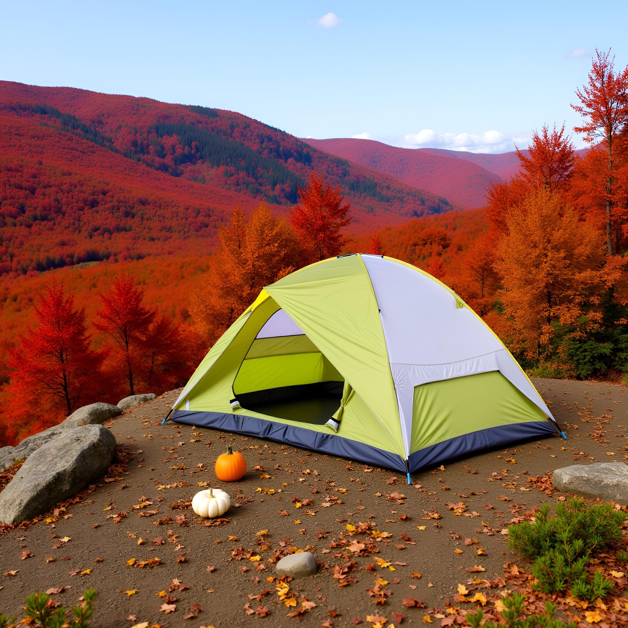 XL 6-person dome tent interior shows spacious cabin for family camping.