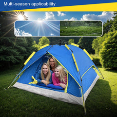 XL tent ventilation with mesh windows for cool air.