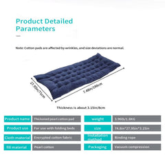 XLRPAT foldable pearl cotton pad packed size, easy storage between uses.
