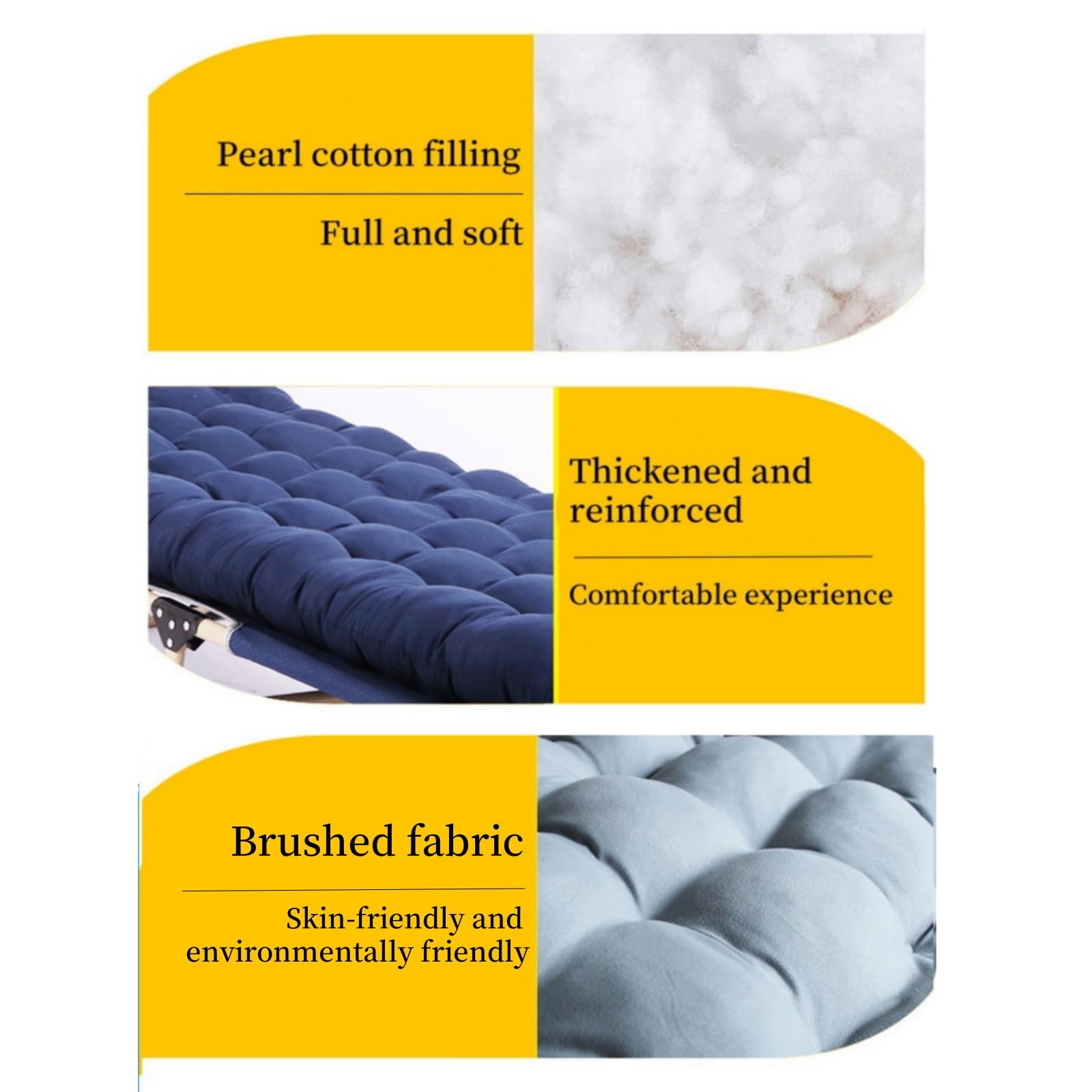 XLRPAT foldable pearl cotton pad picnic blanket mode for outdoor meals.