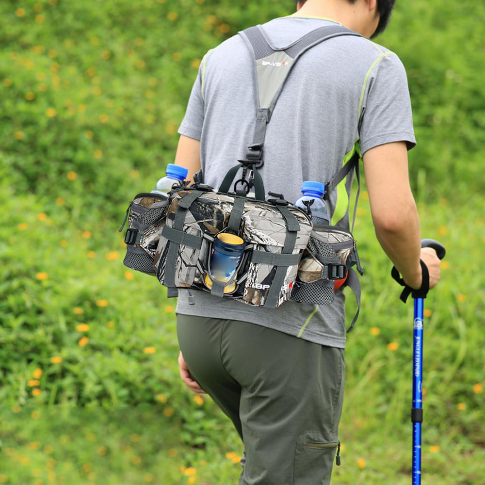 Xoeryoy 5L capacity fits keys, phone, snacks without bulk.
