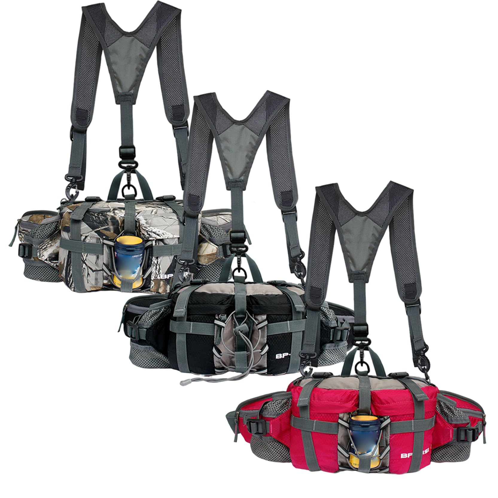 Xoeryoy Waterproof polyester protects gear from rain and splashes.