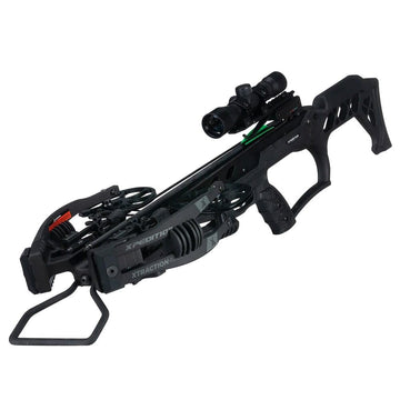 Xpedition Archery Xtraction400X crossbow ready-to-hunt straight from box.