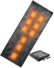 XPLI heated sleeping bag liner in a camping setup showing portable warmth for cool nights