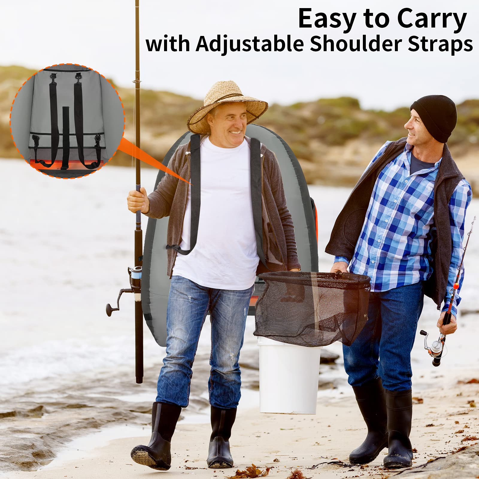 Xproutdoor FT003 grey back net bag for extra storage