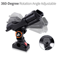 360 degree adjustable fishing rod racks for boat