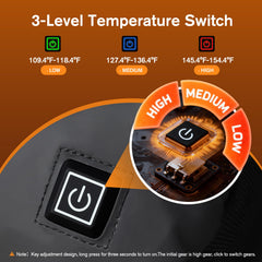 XquiziFit hand warmer muff battery pack powers warmth and USB devices on the go.
