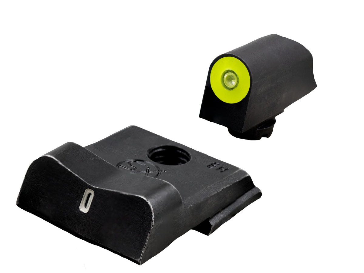 XS SIGHTS DXT2 big dot yellow front sight glows for fast target acquisition in low light