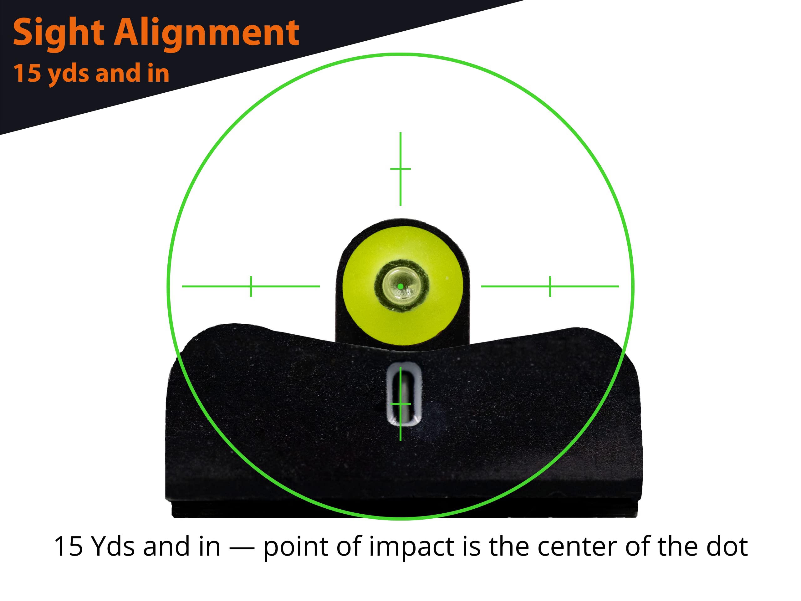 XS SIGHTS DXT2 front sight enables fast acquisition for quick focus