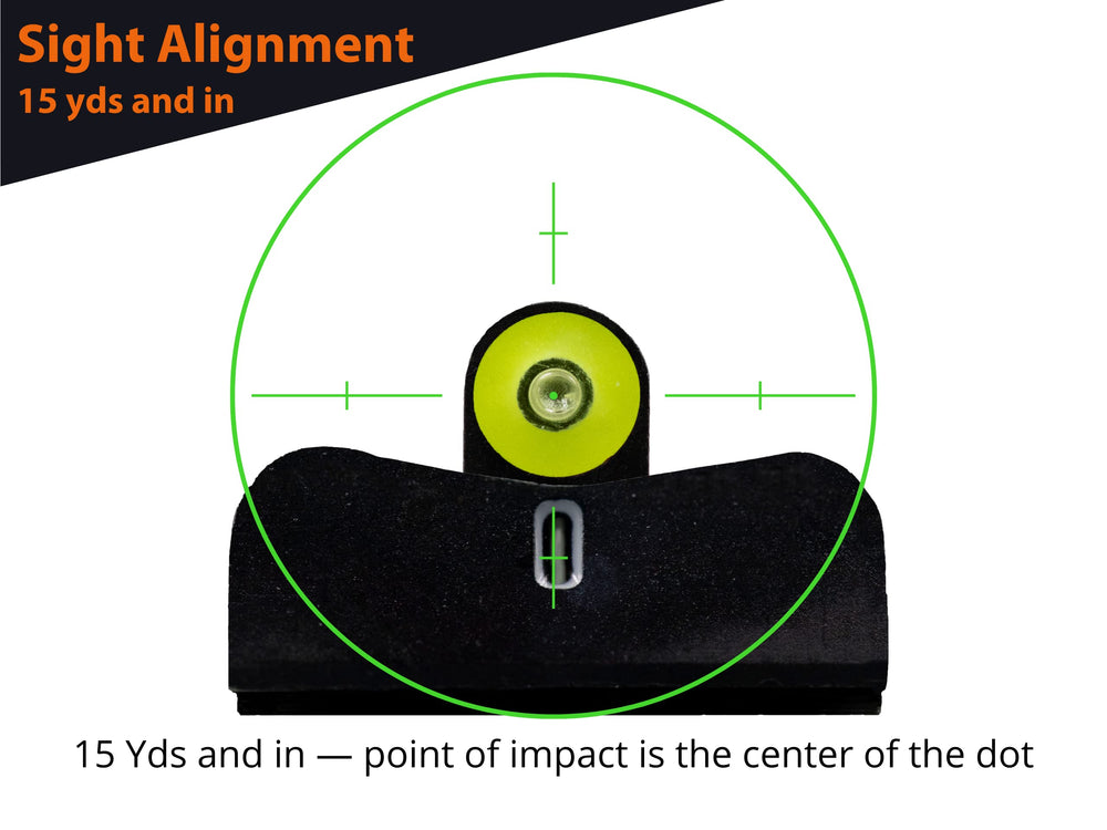 XS SIGHTS DXT2 front sight enables fast acquisition for quick focus