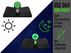 XS SIGHTS DXT2 PRO glow dots improve sight picture in varying conditions