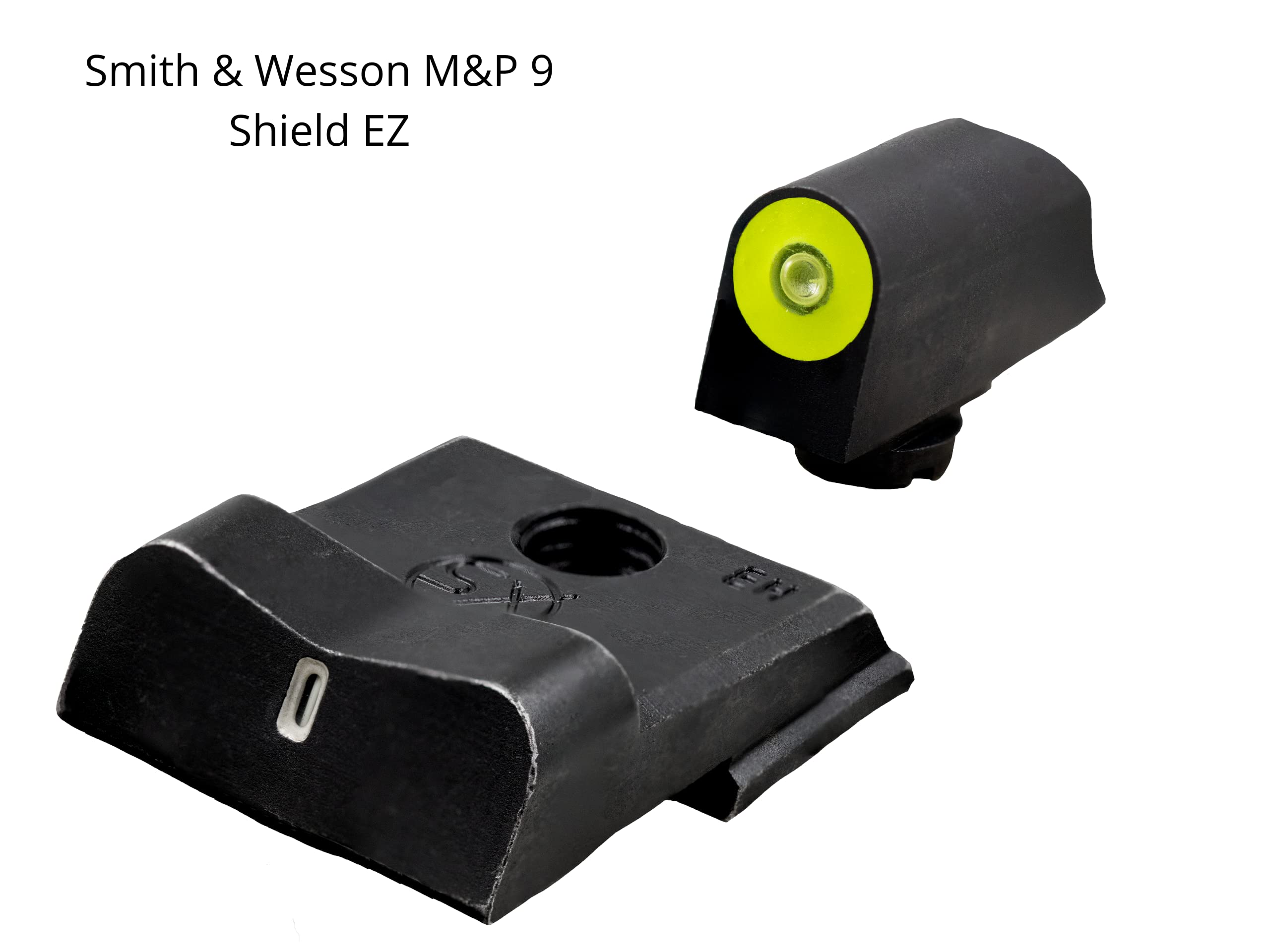 XS SIGHTS DXT2 tritium front sight with yellow dot improves rapid alignment in darkness