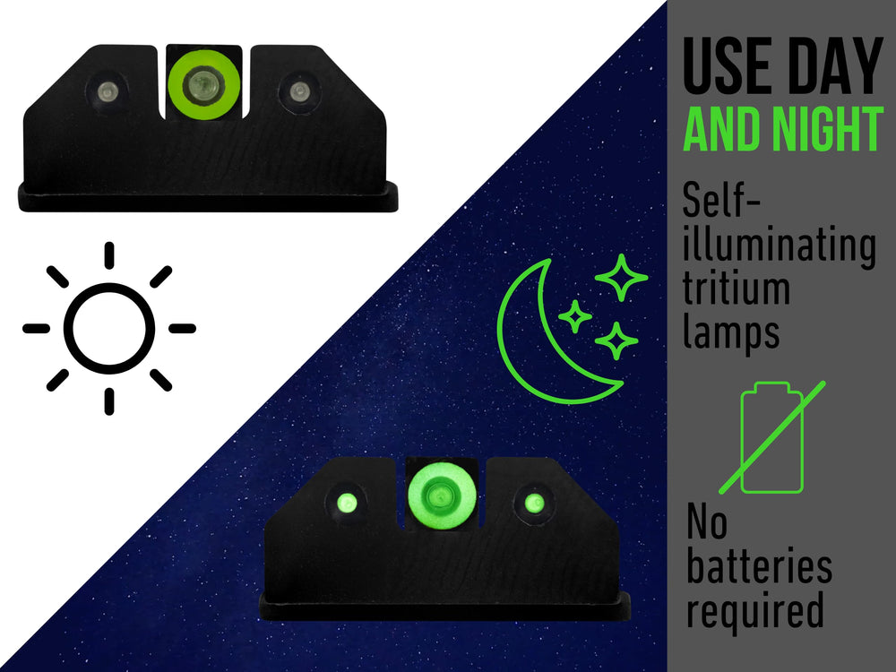 XS SIGHTS MP Shield compatibility ensures precise fit.