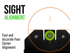 XS SIGHTS USA-made steel sights deliver durable, reliable performance.