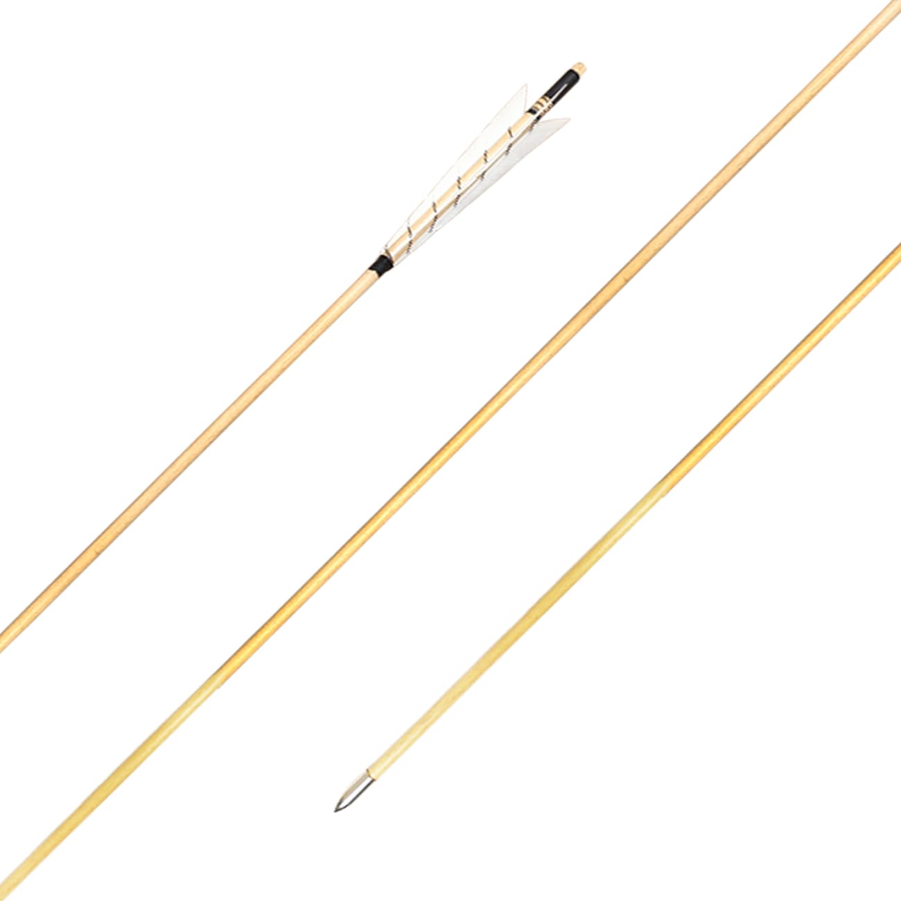 XTCXCARCHERY natural turkey feather fletching may need gentle straightening