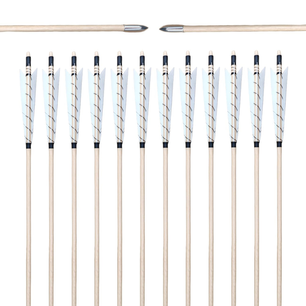 XTCXCARCHERY wooden arrow 32inch in flight for stable target practice
