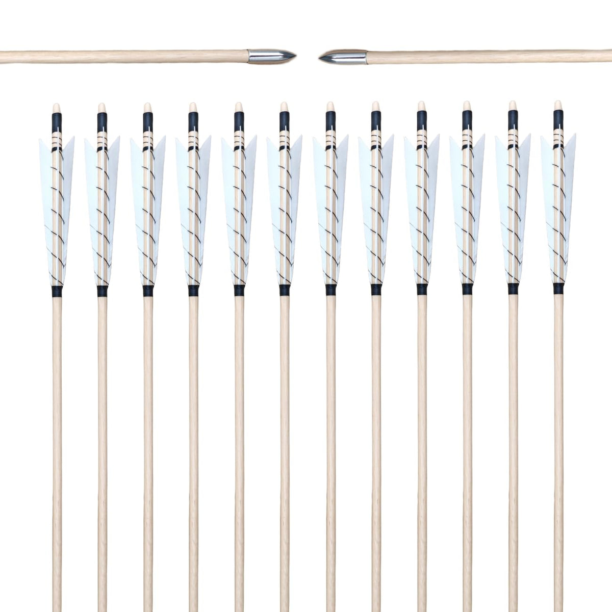 XTCXCARCHERY wooden arrow 32inch in flight for stable target practice