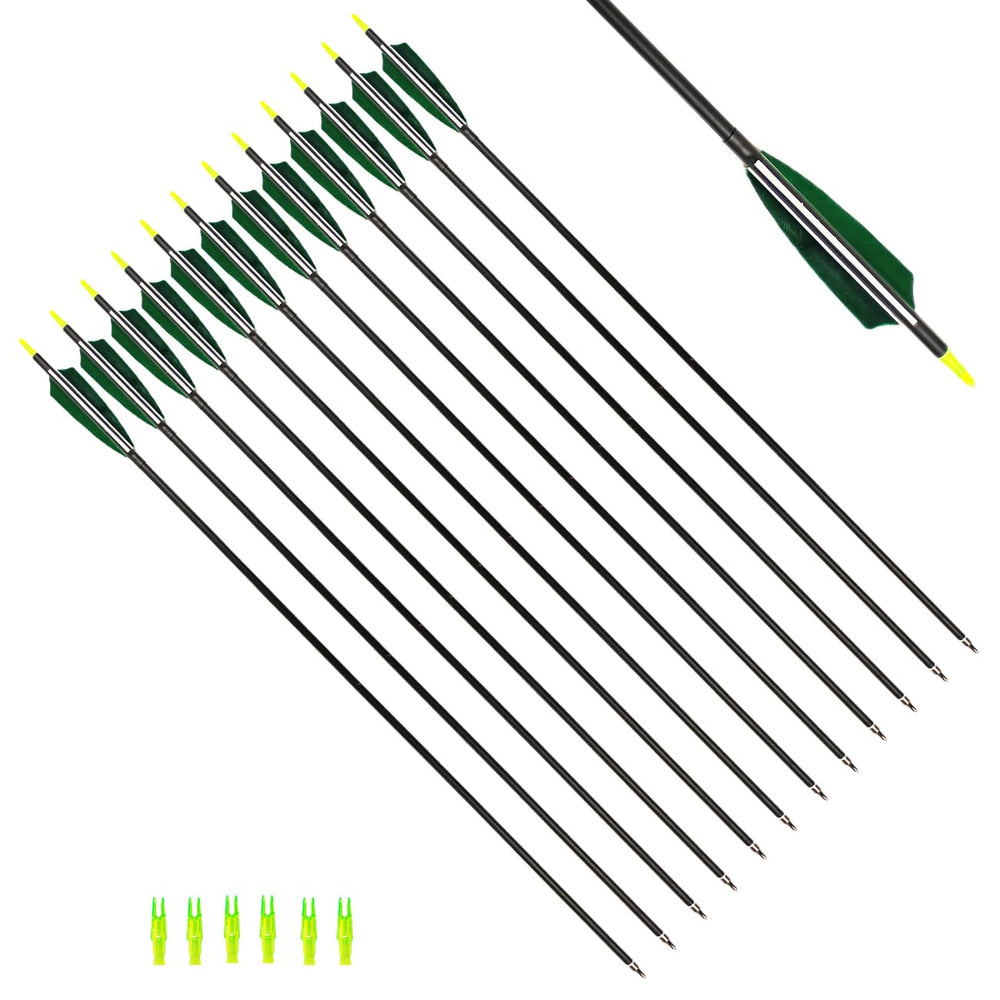 XTCXCARCHERY 30in carbon arrow pack shot showing durable target practice
