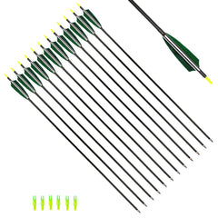 XTCXCARCHERY 30in carbon arrow pack shot showing durable target practice