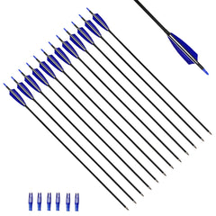 XTCXCARCHERY 30-inch carbon arrows pack12 for durable practice and precise flights.