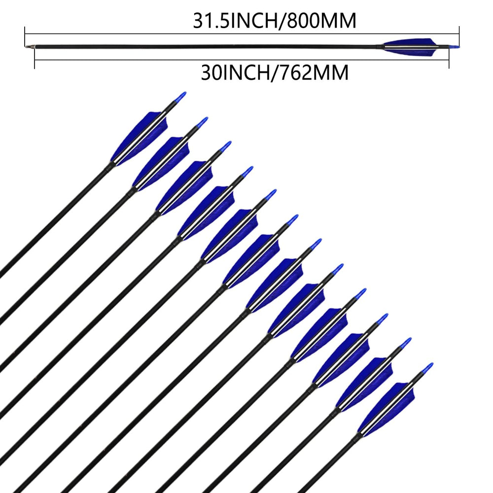 XTCXCARCHERY 4-inch shield-shaped turkey feathers improve flight stability.