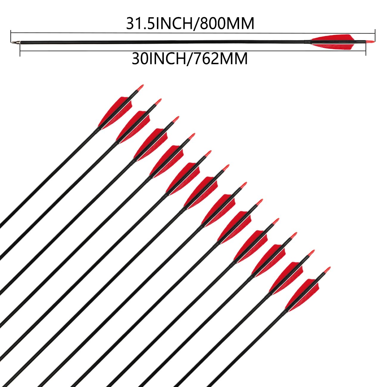XTCXCARCHERY O-ring locking tip enables quick tip swaps for versatility.