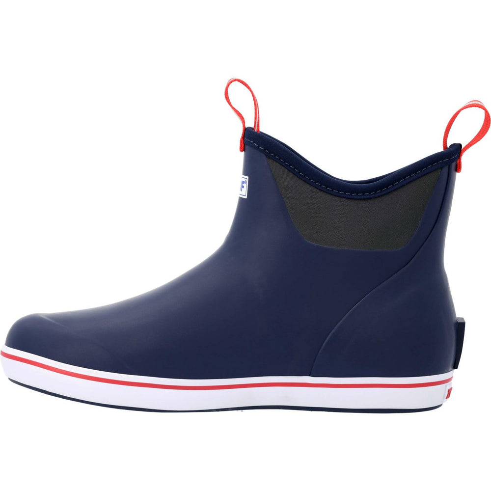 Xtratuf 22733 Navy 6-inch height supports ankle stability on slippery surfaces.