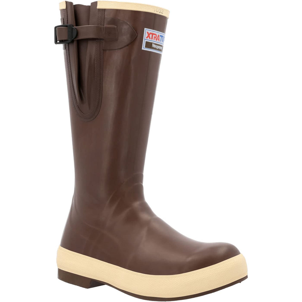 XTRATUF Legacy boot interior view highlighting cushioned comfort for long shifts.