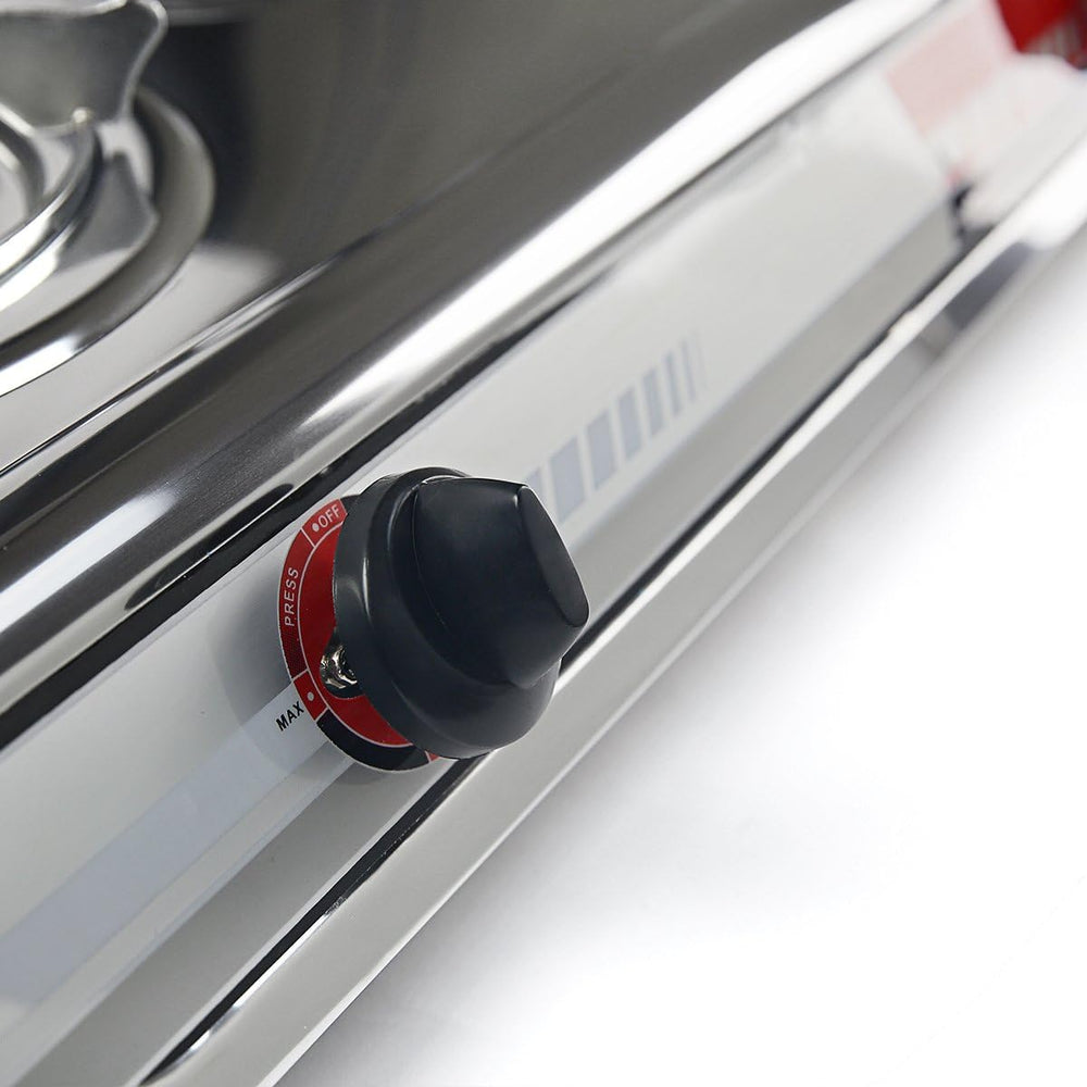 XtremepowerUS 25,516 BTU camping stove delivers fast heat.