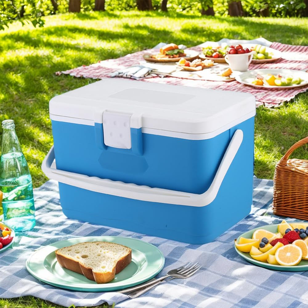 XUANDOH Small Cooler portable design for easy transport anywhere.