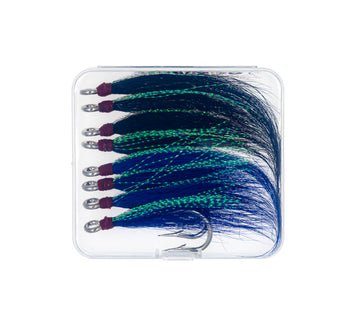 Xubbwov Bucktail Teaser lifelike color pattern in water