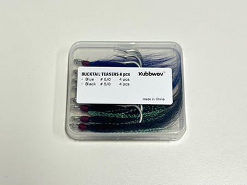 Xubbwov Bucktail Teaser 8-pack display