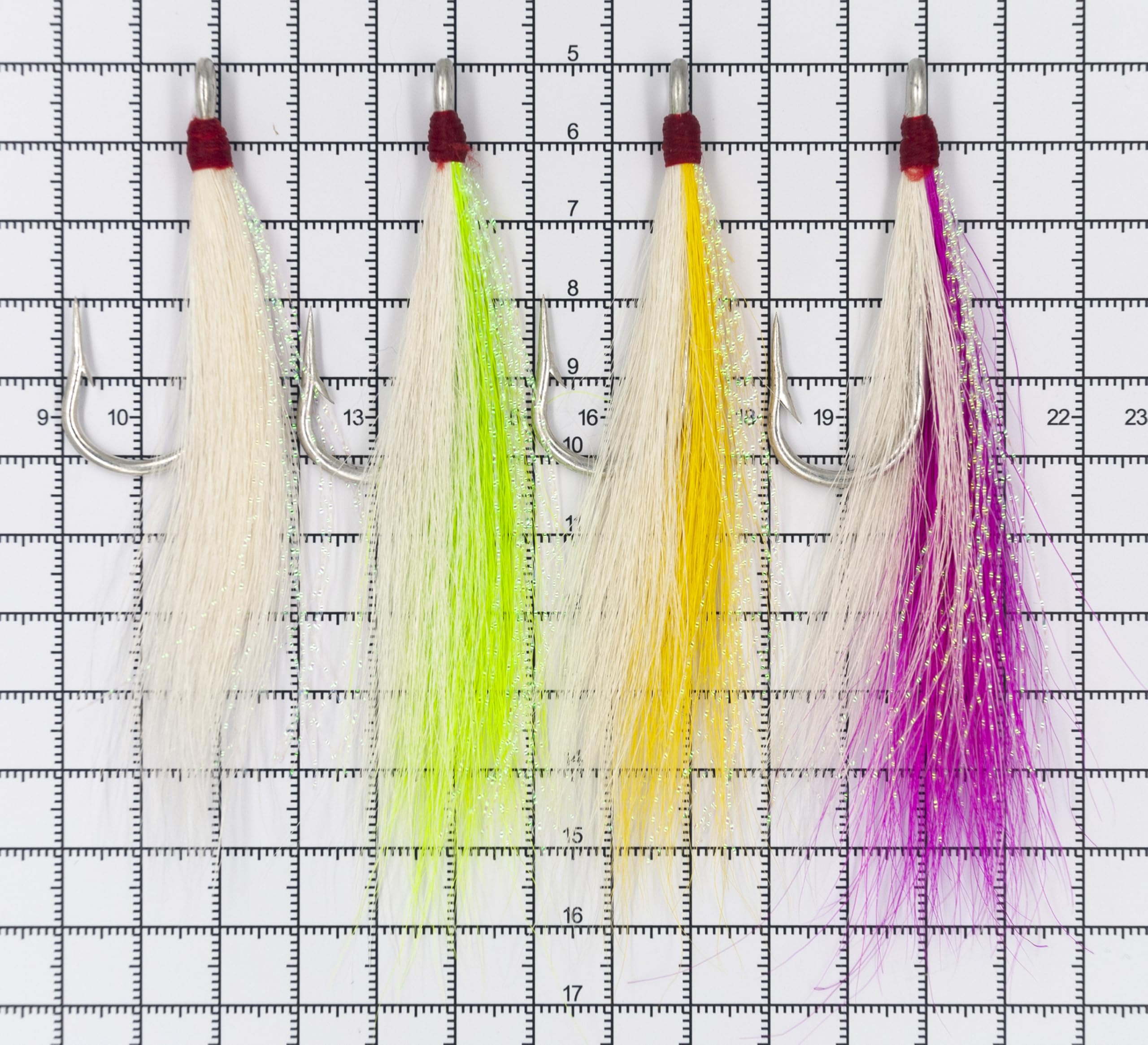 Bucktail teaser demonstrating lifelike motion underwater