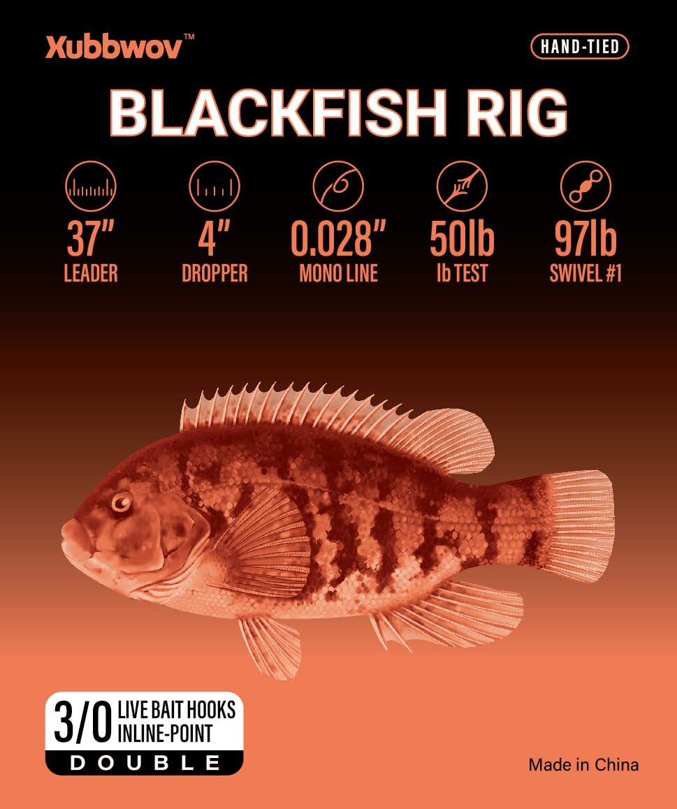 Barrel swivel connector on Xubbwov Blackfish Rig