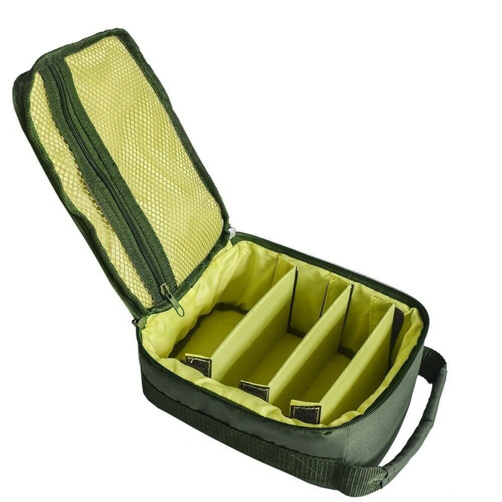 XUJIQI Fishing Tackle Bag Army Green - front view
