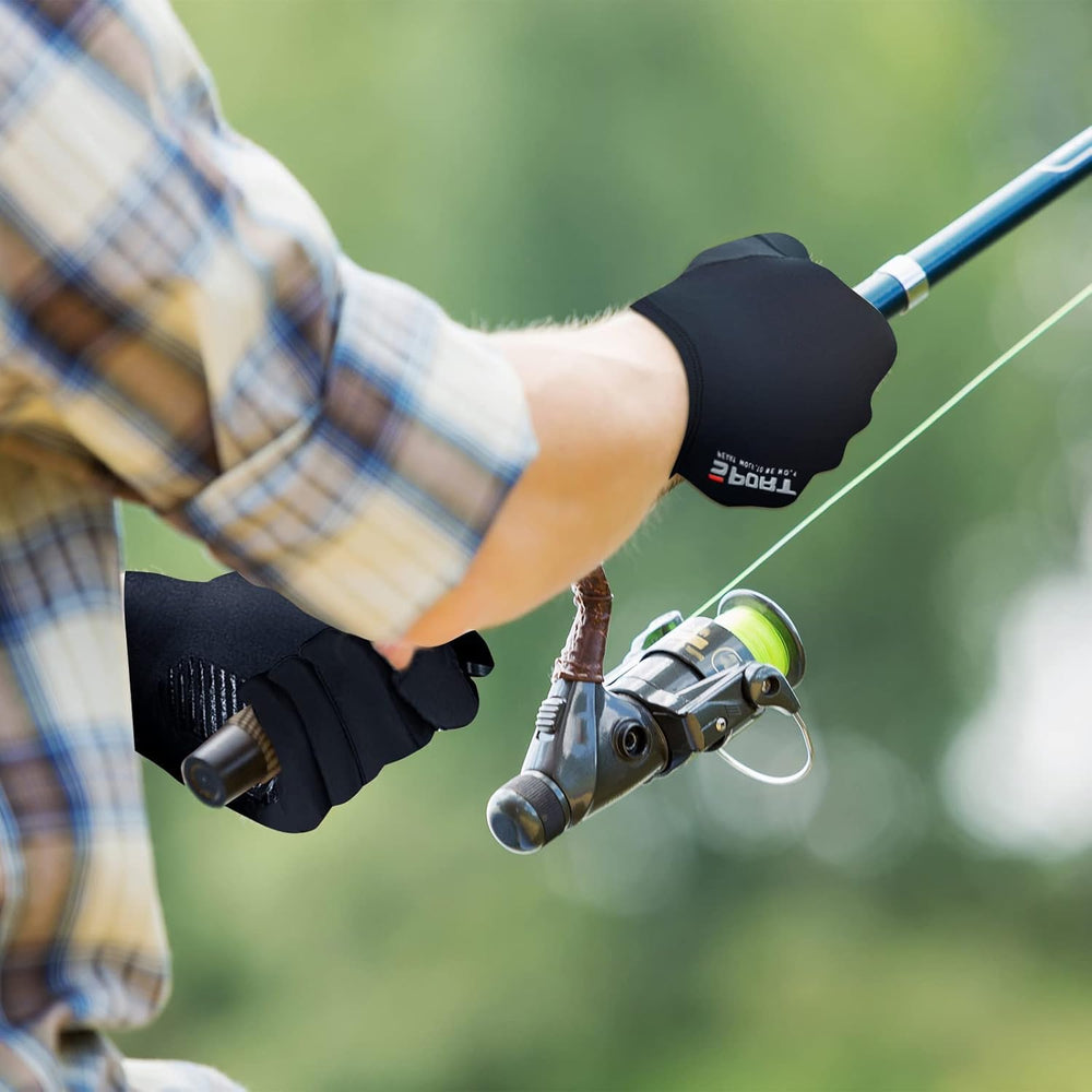 XuoAz versatile outdoor gloves support fishing, kayaking, hiking, and more.