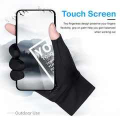 XuoAz non-slip palm gloves provide improved grip for fishing, cycling, and driving.