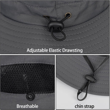 XuoAz breathable mesh crown detail keeps you cool