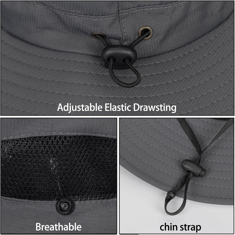 XuoAz breathable mesh crown detail keeps you cool