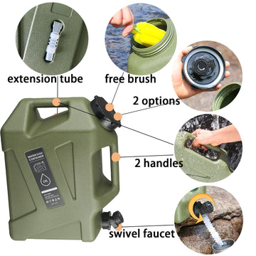 Xurwiin water container sealed lid keeps contents secure during transport.