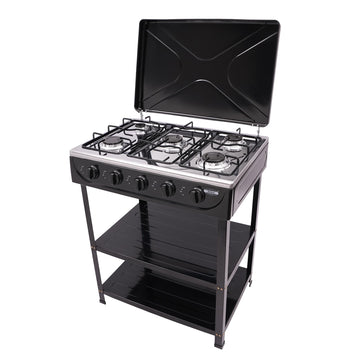 Xuthusman five burner control knobs enable precise flame tuning